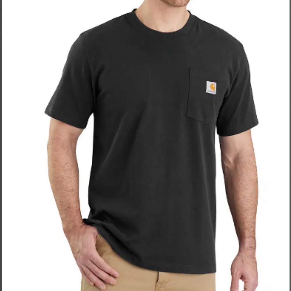 NWOT Carhartt Men's Classic Black Tee Size XS